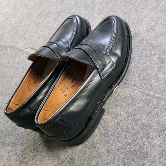 Todd Snyder x Sanders Clive Penny Loafer Mens size US 8.5 UK 7.5 Black England - Picture 5 of 13